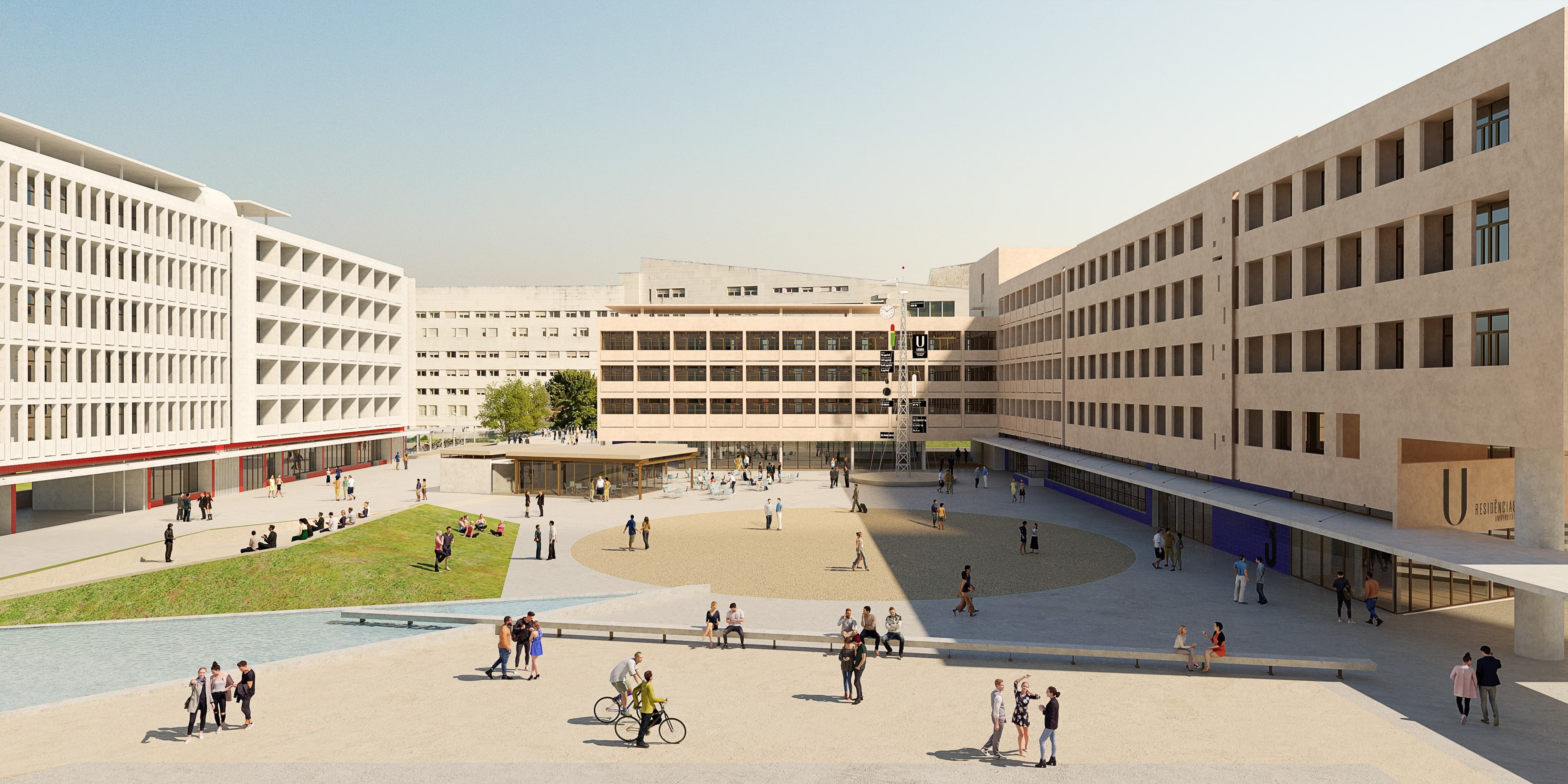 Empreitada de construção dos Edifícios 2 e 3, comércio, estacionamento, praça e exteriores, das Residências Universitárias da ULisboa 3